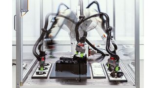 Ein höherer Automatisierungsgrad hilft, Produktionen in Hochlohnländern wie Deutschland zu halten. (Fraunhofer-IPA/Rainer Bez)