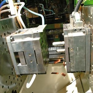 Moulds made of plastics are already replacing metal ones like these used to produce Lego blocks in short production runs.