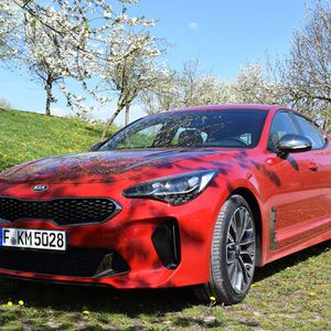 Auf neuen Wegen: Mit dem Stinger betritt Kia das Terrain der Sporttourer.(Bild:  Schweitzer/»kfz-betrieb«)
