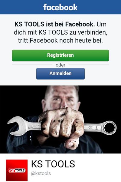 Neben Facebook gibt es noch Links zu fünf weiteren sozialen Netzwerken wie Twitter, Instagram und Xing. (Bild: Holz / »kfz-betrieb«)