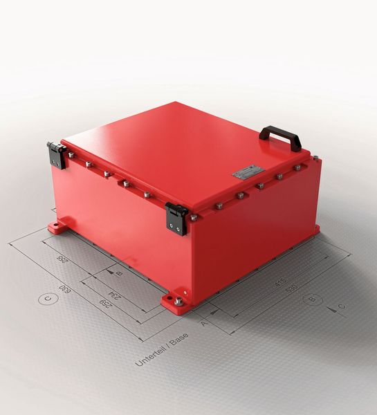 Bild 1: Gehäuse der Ex d-IJB-Serie von ROSE eignen sich für den Einsatz in Anwendungen der Gasgruppe IIB+ H2 zum Schutz elektrischer und steuerungstechnischer Lösungen. (Bild: Rose Systemtechnik)