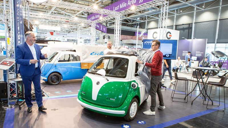 Auch der „Evetta Cargo“ genannte Prototyp wurde von Electric Brands enthüllt. (Bild: Electric Brands)