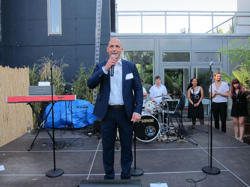 Wick-Hill-Geschäftsführer Helge Scherff bedankte sich bei allen für eine gelungene Hausmesse. (Bild: IT-BUSINESS)