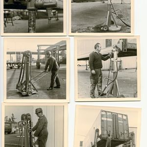 Die Bilder zeigen unterschiedliche ältere Hebeeinrichtungen der Haacon Hebetechnik GmbH.