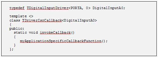 Bild 6: „Einhängen“ der Callback-Routine durch Template-Spezialisierung (redlogix Software & System Engineering GmbH)