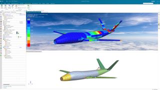 Simcenter automatisiert die Erstellung von Freikörper-Diagrammen und Sicherheitsmargenberechnungen (MoS) und verkürzt so die Zertifizierungsdauer um 20 Prozent. (Bild: Siemens Digital Industries Software)