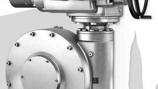 Die Drehgetriebe sind in den vier Baugrößen GHT 320.3 (32 000 Nm), GHT 500.3 (50 000 Nm), GHT 800.3 (80 000 Nm) und GHT 1200.3 (120 000 Nm) lieferbar. (Bild: Auma)