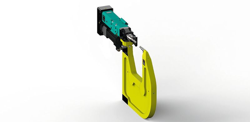 Roboterzange mit dem elektromechanischen Antrieb Tox-Electricdrive. (Tox Pressotechnik)