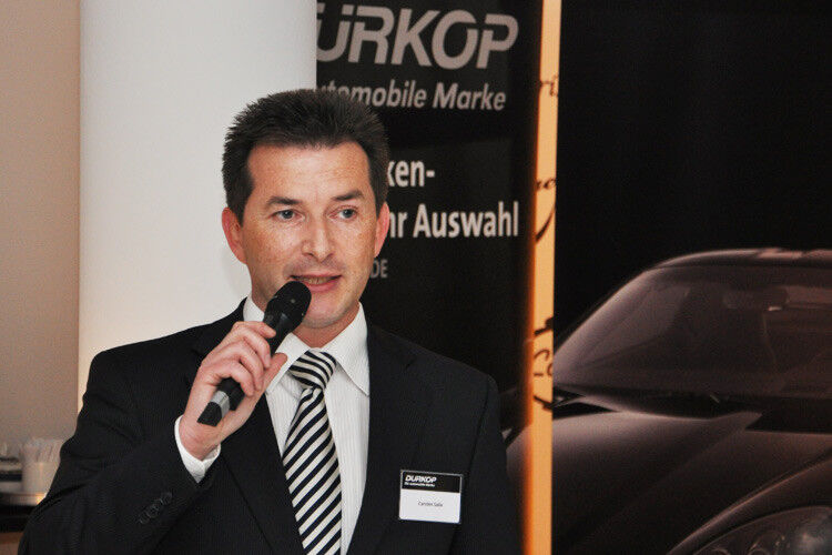 Opel-Verkaufsdirektor Carsten Saile: „Wir freuen uns über die intensive und loyale Zusammenarbeit mit der Dürkop-Gruppe.“ (Foto: Rehberg)
