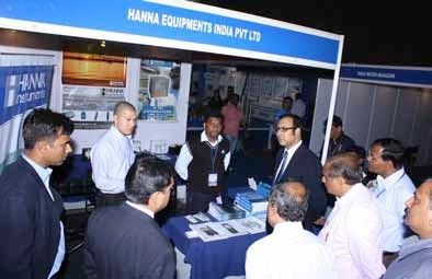 One of the exhibitors - Hanna Equipments India answering queries of the visitors (PICTURE: Indian Water Expo)