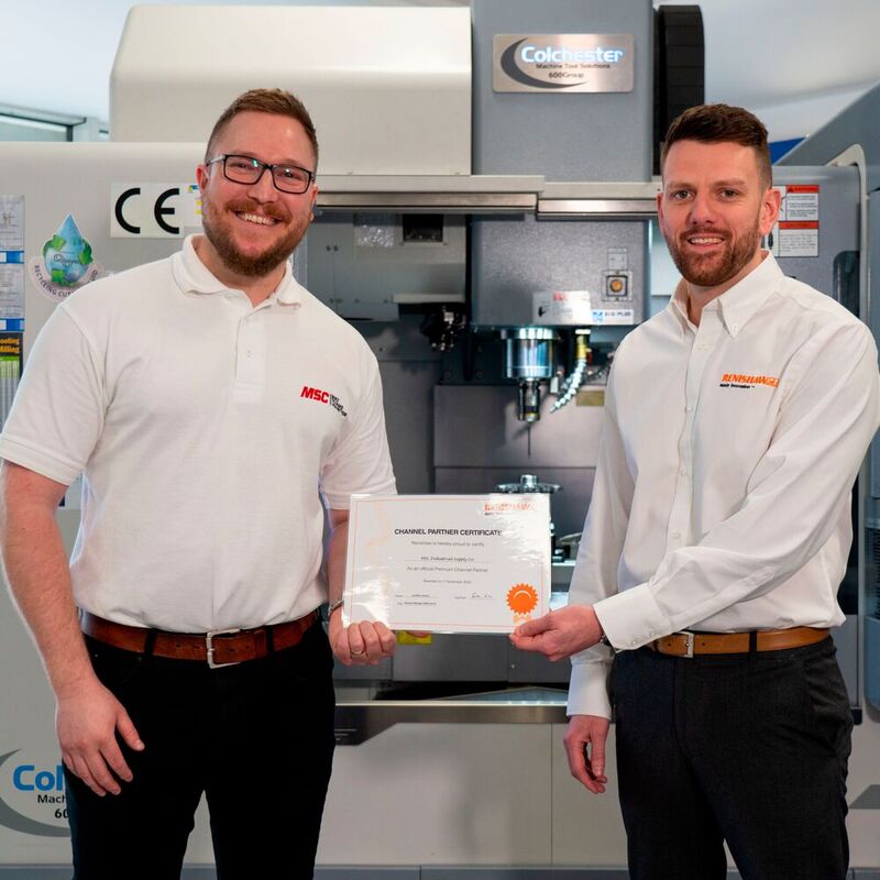 MSC becomes a Renishaw Offical Channel Partner