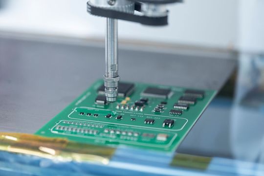 Conformal coating material applied on the printed circuit board(Source:  Henkel)