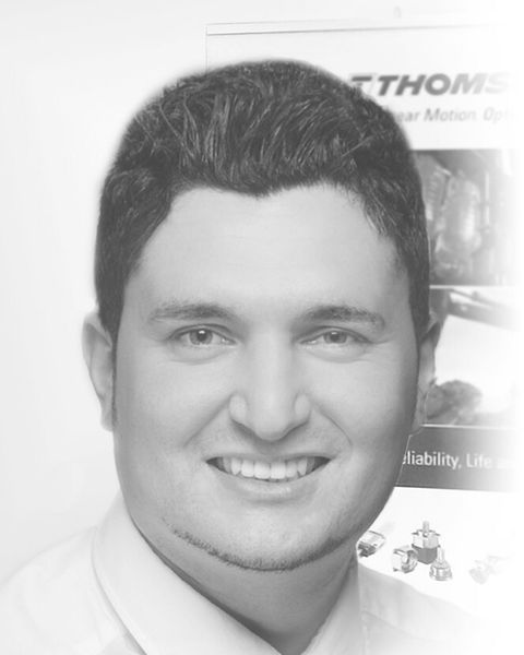 Coskun Mutlu ist Produktspezialist für Linearlager & -Führungen bei Thomson Neff GmbH, Deutschland (Bild: Thomson)