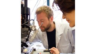 Das Forschungslabor am KIT entwickelt neue Fertigungstechniken der Aufbau- und Verbindungs­technik für die Höchstfrequenz­elektronik. (Joachim Hebeler, KIT)