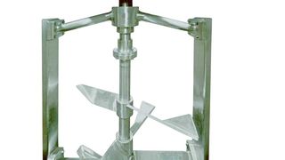 Agitador coaxial típico del tipo SKR con juntas mecánicas de doble efecto. (Imagen:SPX)