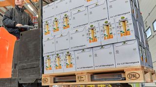 Im Jahr 2019 wurden nach Angaben der Epal-Organisation 123 Mio. Ladungsträger im weltweit größten offenen Tauschpool produziert und repariert. (Epal)