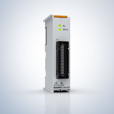 Für anspruchsvolle Tests auf Batterie-Prüfständen sowie das Monitoring von Einzel-Zellspannungen präsentiert Beckhoff auf der Battery Show Europe 2026 die EtherCAT-Klemmen EL3008-0003 und EL3008-0005. (Bild: Beckhoff)