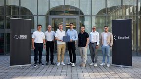 v.l.n.r Peter Eisele (SEG), Stefan Tumback (SEG), Gunter Meyer (SEG), Hermann Stockinger (Easelink), Gregor Eckhard (Easelink), Jürgen Antonitsch (Easelink), Hubert Knaß (Easelink)   (Bild: Easelink)