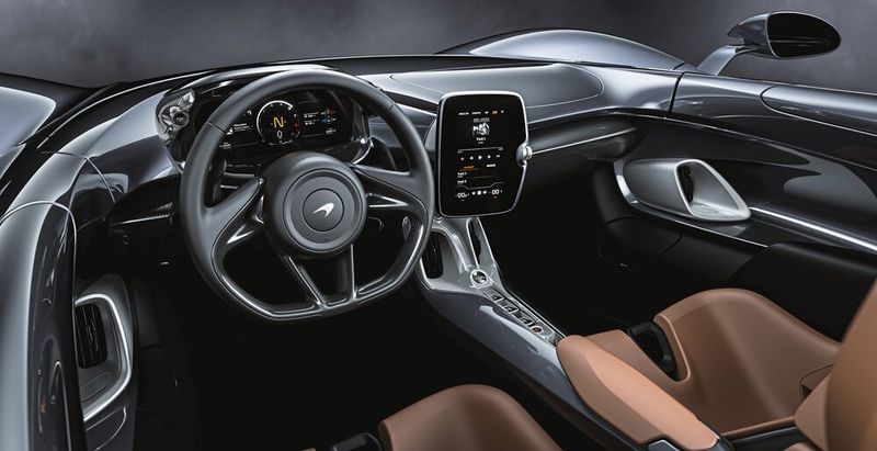Der Innenraum des McLaren Elva dürfte relativ unempfindlich auf Witterungseinflüsse reagieren. (McLaren)