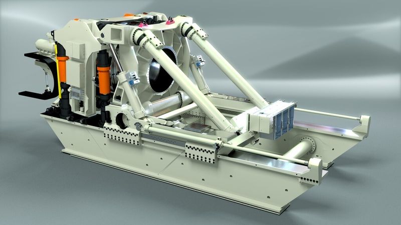 Mithilfe eines Simulationsprogramms können auf dem Prüfstand Großlager bis 15 t Gewicht und 3,50 m Außendurchmesser unter praxisähnlichen Bedingungen getestet werden. (Schaeffler)