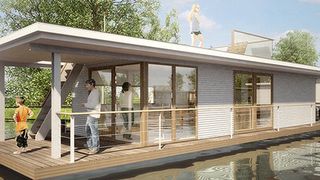 Cruising Home ist ein umweltfreundliches Konzept des Wassersports, das die Freiheit und Flexibilität eines Bootes mit dem Komfort eines Eigenheims kombiniert (Bild: Cruising Home)