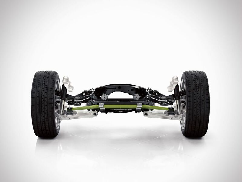 Henkel fokussiert sich derzeit auf Anwendungen für Harze und Klebstoffe im Bereich Automobilbau, wie beispielsweise auf faserverstärkte Blattfedern für eine Volvo-Hinterachse. (Henkel)