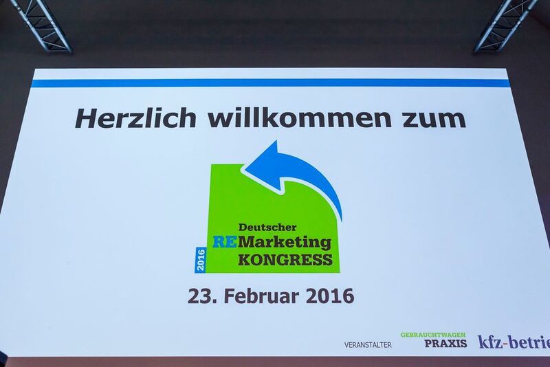 Am 23. Februar 2016 fand der Deutsche Remarketing Kongress 2016 in Würzburg statt. Eingeladen hatten »Gebrauchtwagen Praxis« und »kfz-betrieb«. (Stefan Bausewein)
