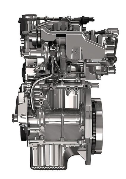 Betont schlank ist hingegen der Twinair-Motor, ein Zweizylinder mit nur 875 cm³ Hubraum, aber 105 PS. (Foto: Fiat)