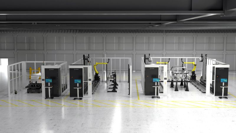 Presto vereint branchenführende Scanning-Technologien in einer schlüsselfertigen Lösung für eine schnellere, einfachere und genauere automatisierte Prüfung.(Bild: Hexagon)