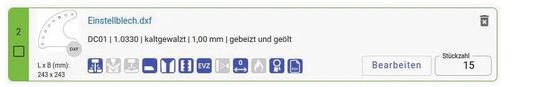 Zu jedem Bauteil können viele Anarbeitungen direkt mitbestellt werden.(Bild:  Orderspot)