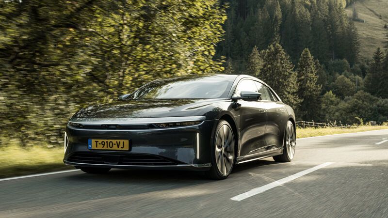 Das Serienmodell des Lucid Air ist in Deutschland angekommen. (Bild: Lucid Motors)