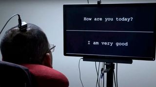 Ein gelähmter Mann erhält nach 15 Jahren seine Sprache zurück. Eine Gehirn-Computer-Schnittstelle entschlüsselt seine beabsichtige Sprache Wort für Wort. (Bild: Universität Kalifornien, San Francisco)