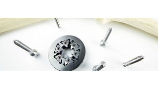 Horn zeigt auf der Metav 2022 in Düsseldorf unter anderem Lösungen für die Medizintechnik, wie das Wirbeln von Knochenschrauben. (Horn/Sauermann)