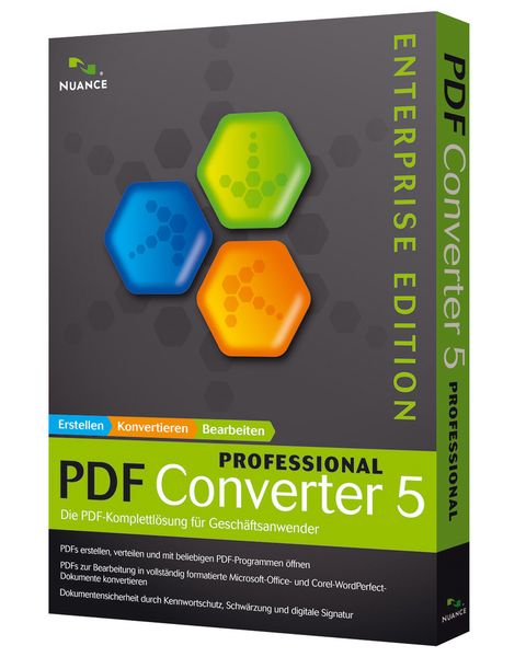 Die Enterprise Edition enthält alle Funktionen von PDF Converter Professional 5 und zusätzlich diverse Networking-Tools. (Archiv: Vogel Business Media)
