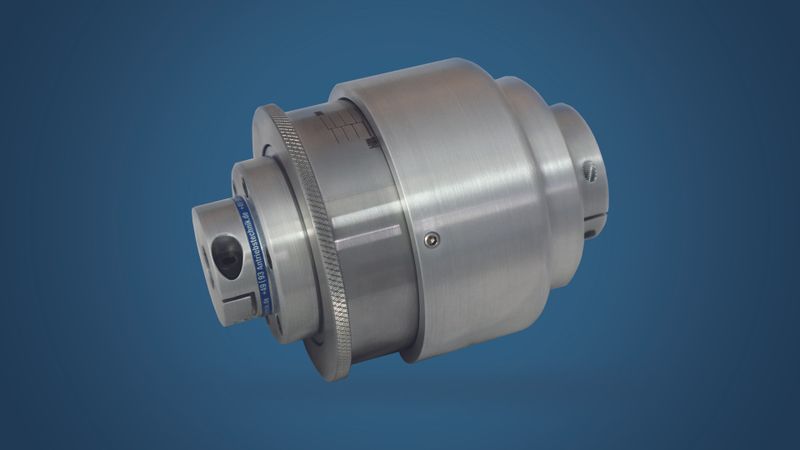 Die neue Magnetkuplung HSM-TKK von KBK kann durch die Klemmnaben das Drehmoment in beide Richtungen übertragen.(Bild:  KBK Antriebstechnik)