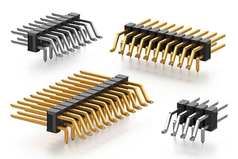Image 3: Example of Mixed Technology with the SL 28 SMD THR; Connectors in SMT and THR technology. (Image: Fischer Electronics)