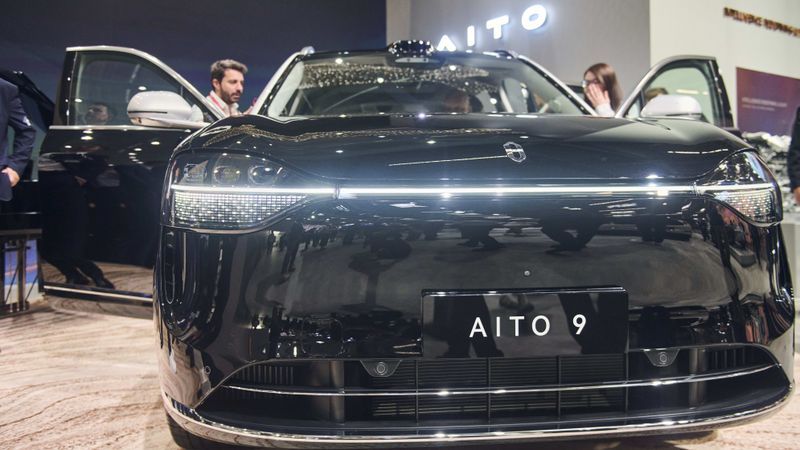 "AITO" is the joint automotive brand of Seres and Huawei. With this new brand, Seres is seeking to become more independent from the electronics conglomerate.(Image: VDA/IAA Mobility)