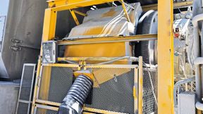 Staubdichte Einhausung mit Trichter zur Abführung des gereinigten Materials. (Bild: Rema Tip Top)