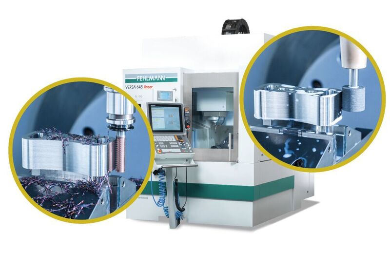 Die Basis der Versa-Bearbeitungszentren, diese Verfahren auf einer Maschine zu vereinen: hohe mechanische Grundgenauigkeit, solide Bauweise sowie Temperaturstabilität und ein geringer Wärmegang. (Fehlmann)