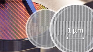 Gatterstruktur eines Quantenbusses auf Siliziumbasis zur Übertragung von Quanteninformation (Infineon)