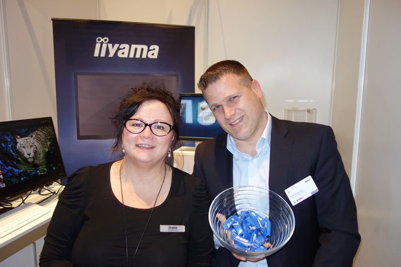 Susanne Nas und Vladimir Krcmar, iiyama, haben die leckersten 