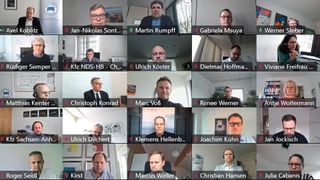 Das jährliche Treffen der Landesverbände mit den Geschäftsführern des ZDK und den Vertretern der Fabrikatsverbände fand erneut nur online statt. (Bild: Pfaff/»kfz-betrieb«)