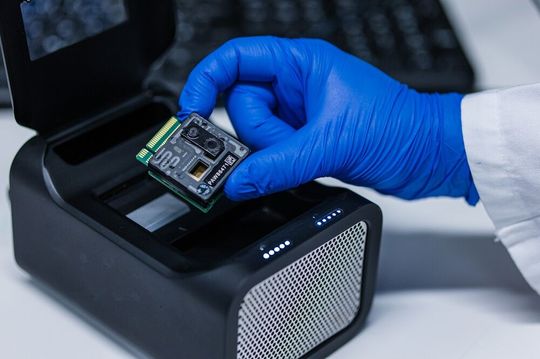 Nanopore-DNA-Sequenzierung einer Patientenprobe.(Bild:  Katrina Friese)