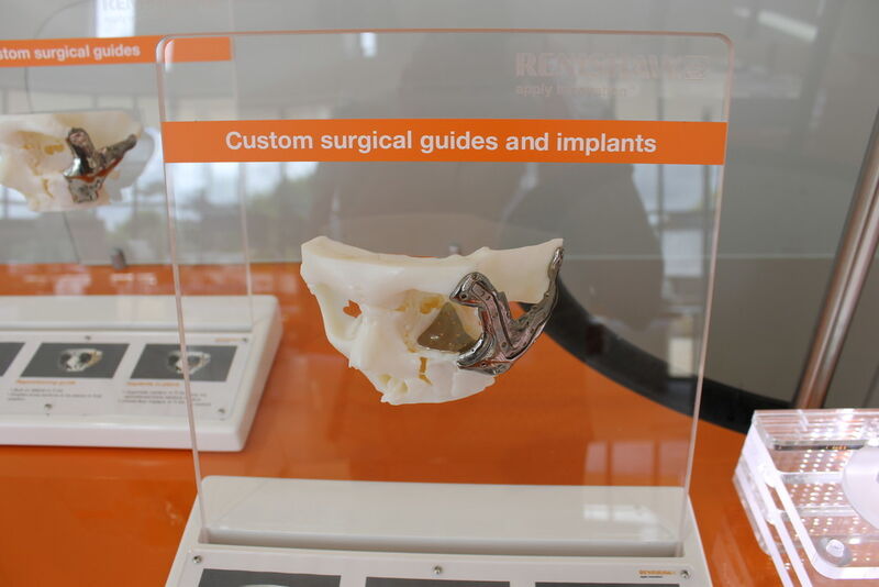 The medical industry is a growing industry sector for Renishaw. Custom surgical guides and implants. (Source: Schulz)