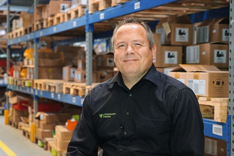 Dirk Hinz, Teamleiter Logistik bei Mobilcom-Debitel Logistik: „Wir hatten erst im Mai 2018 den Auftrag erteilt und gingen pünktlich zum Start des Weihnachtsgeschäfts am 2. Oktober in den Livebetrieb.“ (Zetes)