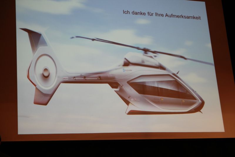 Airbus-Helicopter-Vision eines möglichen Hubschrauberdesigns der Zukunft. (Bild: Königsreuther)