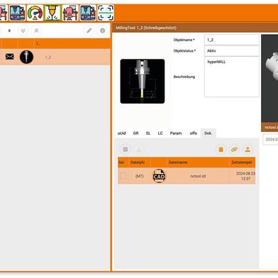 Werkzeuginformationen in Hummingbird (Bild: Open Mind)