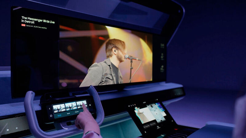 Das eigene Auto soll mit der „Live-Interactive-Virtual-Experience-Plattform“ zum Konzertsaal werden. (Harman)