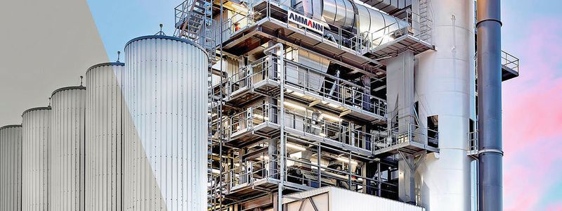 Asphaltmischanlage: Ammann ist seit über 100 Jahren in der Asphaltbranche tätig. (Ammann Group)