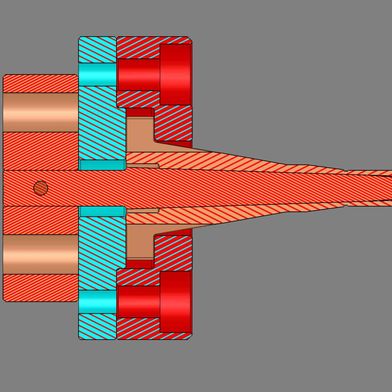Design Drawing: 3-mm Folded Core—Side View (Bild: Leonhardt)